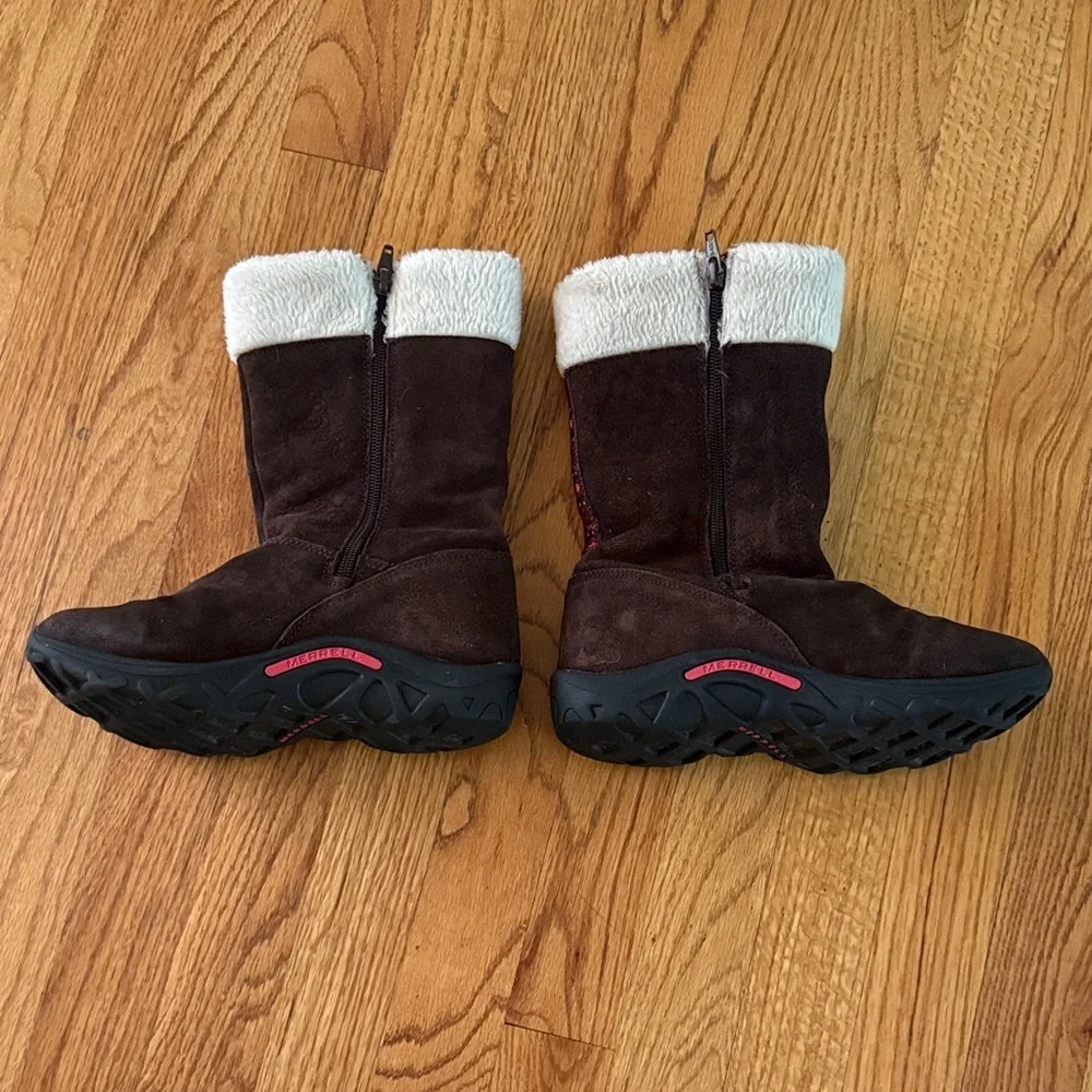 Merrell Kids Girls 3 Jungle Moc Puff Winter Waterproof Boots Insulated
